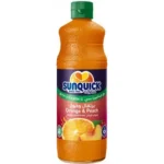 شربت سان کوئیک با طعم هلو و پرتقال 840 میل Sunquick Orange & Peach
